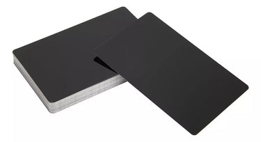 Tarjeta de Metal Negra - Laser